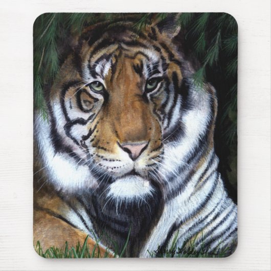 Tiger, der Mousepad malt (Vorne)