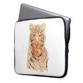 Tiger-Design auf einem Laptop-Sieb Laptopschutzhülle (Vorderseite Links)