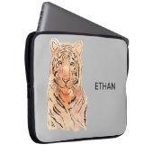 Tiger-Design auf einem Laptop-Sieb Laptopschutzhülle (Vorne Rechts)