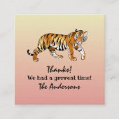 Tiger Design Encryption Card Begleitkarte (Vorderseite)