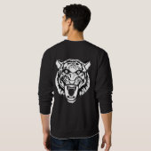 Tiger Design Hoodie (Schwarz voll)