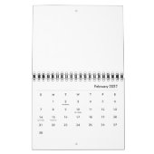 Tiger-Design Kalender (Feb 2027)