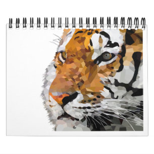 Tiger-Design Kalender
