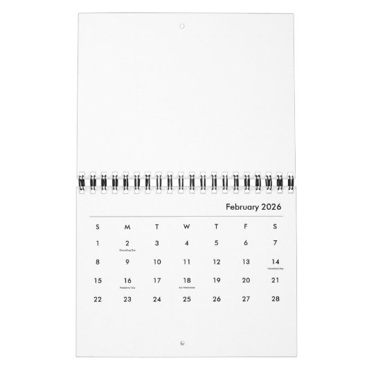 Tiger-Design Kalender (Feb 2026)