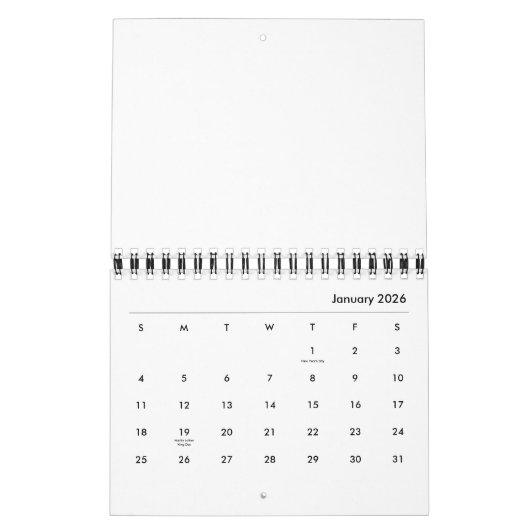 Tiger-Design Kalender (Jan 2026)