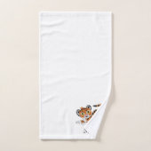 Tiger Design Monogrammed Badhandtuch Set (Handtuch)