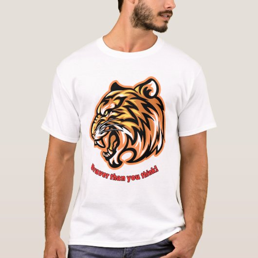 Tiger design T-Shirt (Vorderseite)