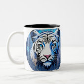 Tiger Design-Tasse Zweifarbige Tasse (Links)
