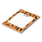 Tiger-Design zum Auflisten von Notepad Notizblock (Rotiert)