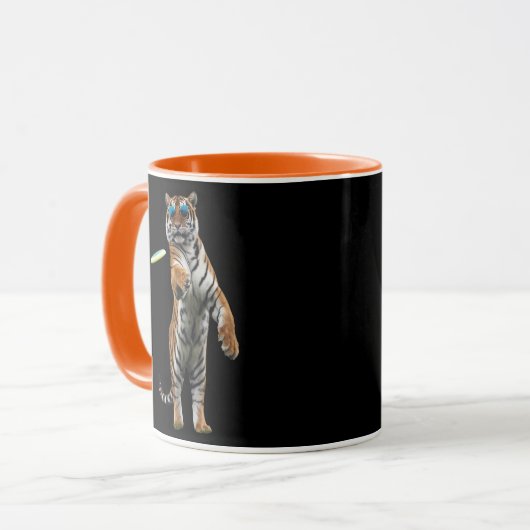 Tiger Disk Golf Tasse (Vorderseite Links)