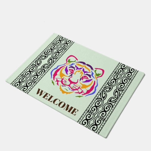 Tiger Doormat Fußmatte (Schrägansicht)