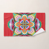 Tiger Dragon Mandala Badetuch Set (Handtuch)