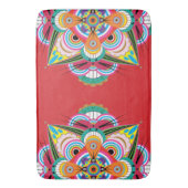 Tiger Dragon Mandala Bath Mat Badematte (Vorderseite Vertikal)