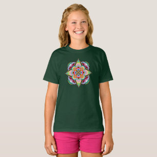 Tiger Dragon Mandala Kids T - Shirt