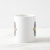 Tiger Dragon Mandala Klassische Tasse (Mittel)
