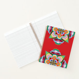 Tiger Dragon Mandala Notebook 8.5x11 Notizblock
