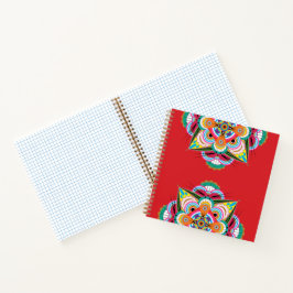 Tiger Dragon Mandala Notebook 8.5x8.5 Notizblock