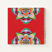 Tiger Dragon Mandala Notebook 8.5x8.5 Notizblock (Rückseite)
