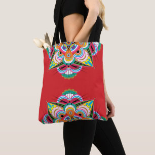 Tiger Dragon Mandala Schulter Tasche (2 Größen)