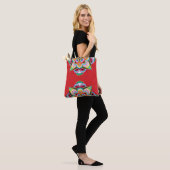 Tiger Dragon Mandala Schulter Tasche (2 Größen) (Am Model)