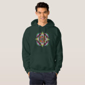 Tiger Dragon Mandala Unisex Pullover Hoodie (Vorne ganz)