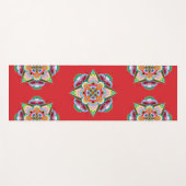 Tiger Dragon Mandala Yoga Mat Yogamatte (Vorderseite (Horizontal))