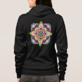 Tiger Dragon Mandala Zip Hoodie (Rückseite)