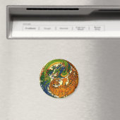 Tiger & Dragon Yin Yang Magnet (In Situ (Geschirrspüler))