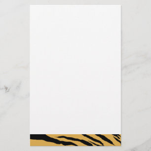 Tiger-Druck-Briefpapier Briefpapier