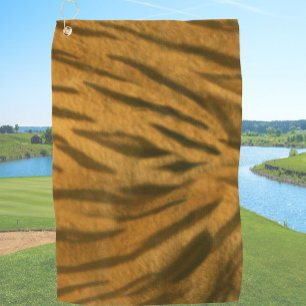 Tiger Druck Lade Dein Eigenes Foto Hoch Benutzerde Golfhandtuch