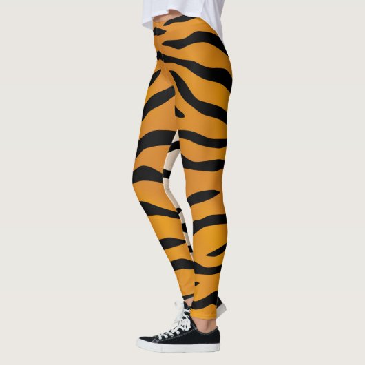 Tiger-Druck Leggings (Links)