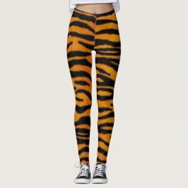 Tiger-Druck-Leggings Leggings