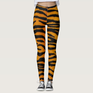 Tiger-Druck-Leggings Leggings