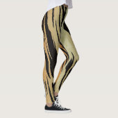 Tiger-Druck-Leggings Leggings (Rechts)