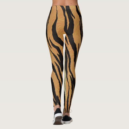 Tiger-Druck-Leggings Leggings (Rückseite)