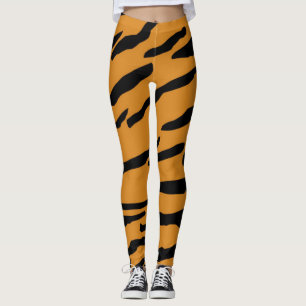Tiger-Druck-Leggings Leggings