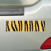 Tiger-Druck-Muster. Orange und Schwarzes Autoaufkleber (Auf Auto)