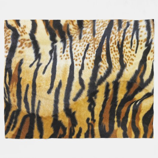 TIGER DRUCKFLOECE BLANKET FLEECEDECKE (Vorderseite (Horizontal))