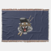 Tiger Drummer Decke (Vorderseite)