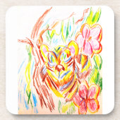 Tiger-Dschungel-Sommer Getränkeuntersetzer (Vorderseite)