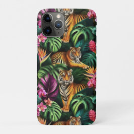 Tiger Dschungel-Träume Nahtloses Oberflächenmuster Case-Mate iPhone Hülle