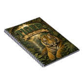 Tiger Dschungelwald POPCUT Notizblock (Rechte Seite)
