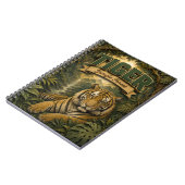 Tiger Dschungelwald POPCUT Notizblock (Linke Seite)