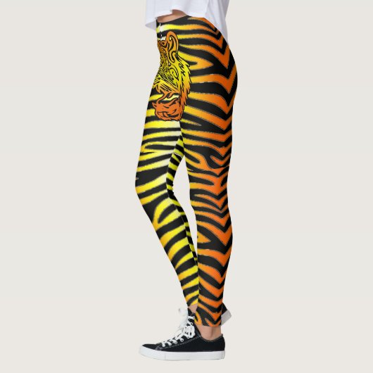 Tiger dünne u. m Sammlung Leggings (Links)