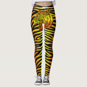 Tiger dünne u. m Sammlung Leggings (Vorderseite)