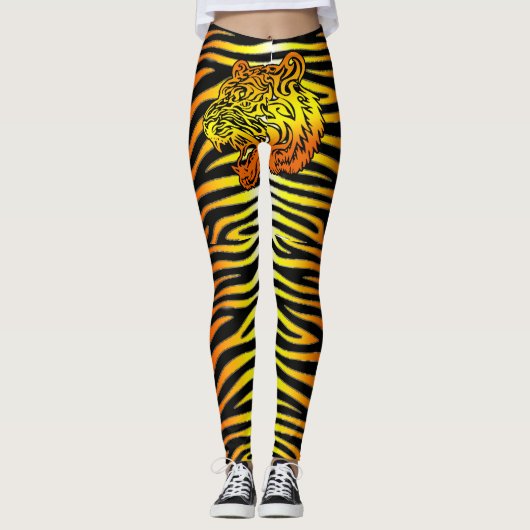 Tiger dünne u. m Sammlung Leggings (Vorderseite)