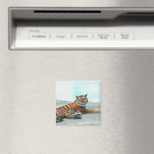 Tiger durch Fluss Magnet (In Situ (Geschirrspüler))