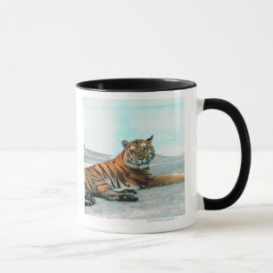 Tiger durch Fluss Tasse