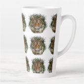 Tiger durch Gras schälen Milchtasse (Rechts)