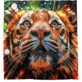 Tiger Duschvorhang (Vorderseite)